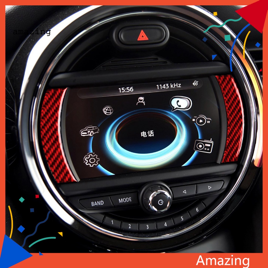 Set 2 Viền Bọc Bảng Điều Hướng Ổn Định Chống Mài Mòn Cho MINI Cooper Countryman Clubman F54 F55 F56 F60