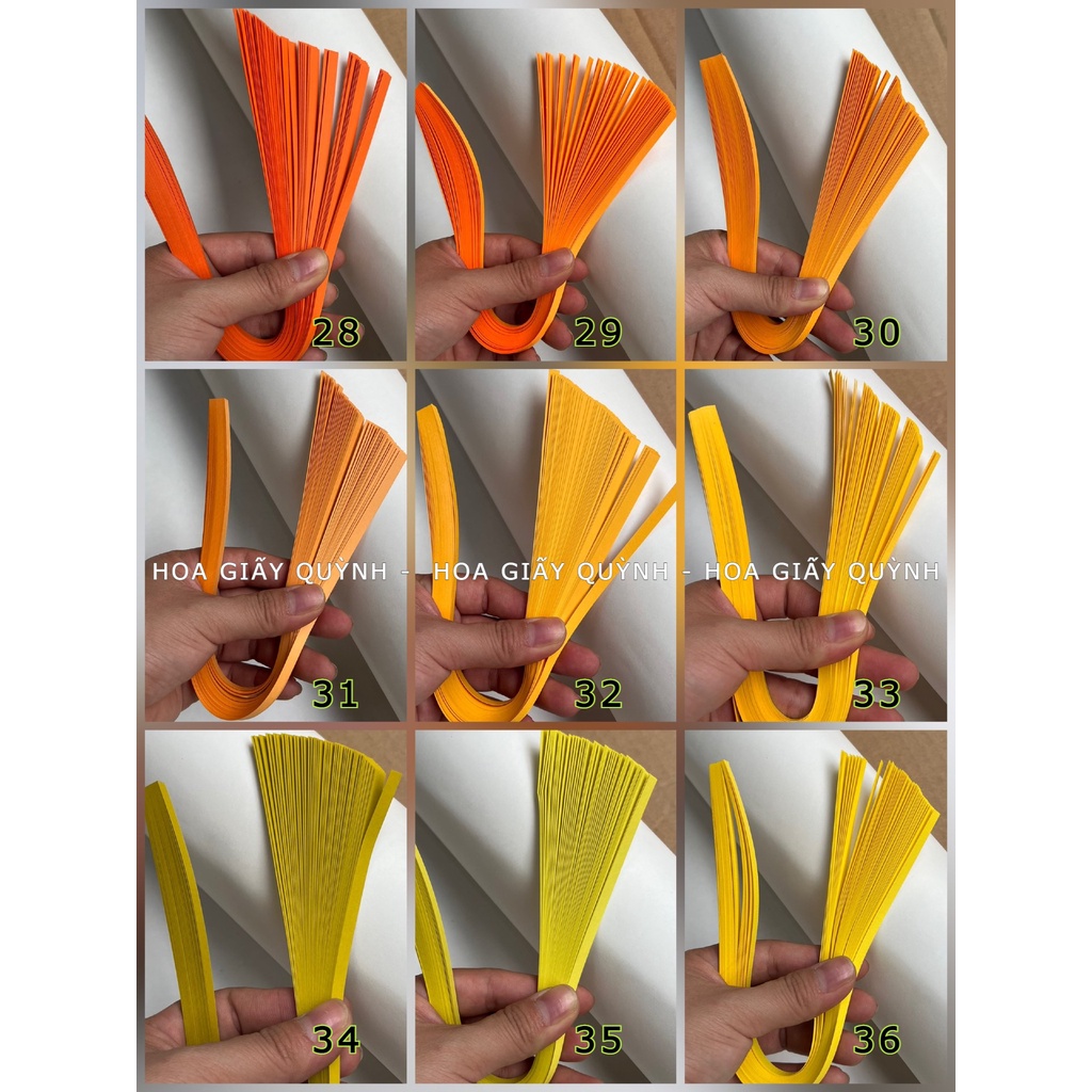 Giấy Quilling 5mm -