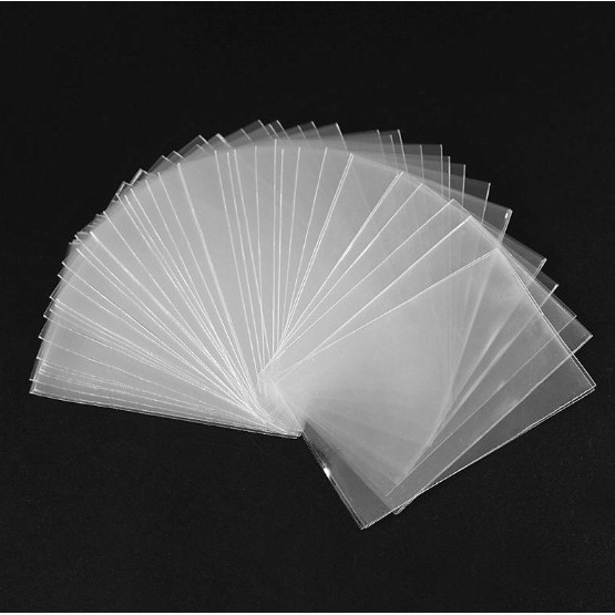 Set 100 tấm Sleeves bọc bảo vệ thẻ bài Pokemon/ Yugioh/ Thẻ nhân phẩm loại mỏng - Baystore