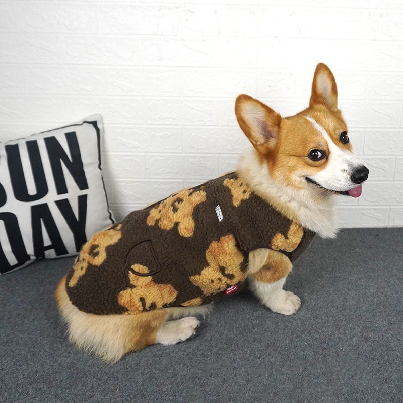 Áo Khoác Giữ Ấm Dày Dặn Phong Cách Phương Tây Cho Thú Cưng