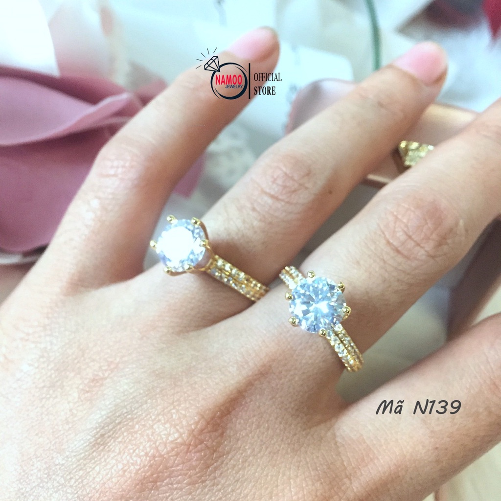 Nhẫn Đính Đá Ổ Cao N139 Cho Nữ Cực Sang Trọng