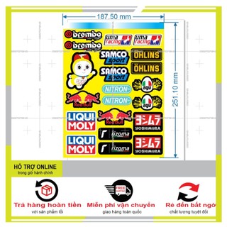 LOGO STICKER DÁN XE MÁY M71 - THU DECAL