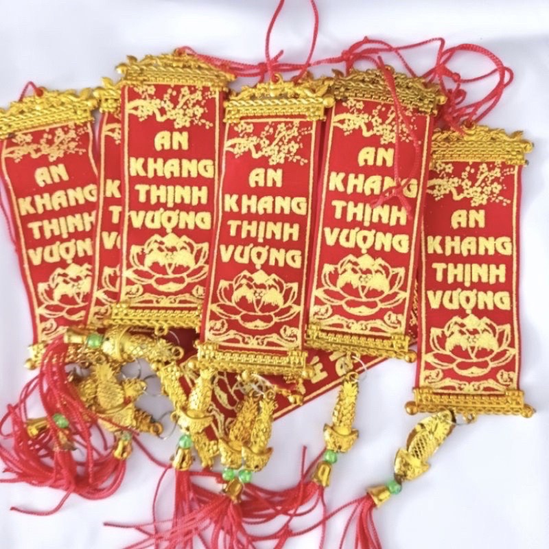Dây Liễn Nhung Treo Trang Trí Cây Đào Cây Mai Liễn Nhung Trang Trí Ngày Tết