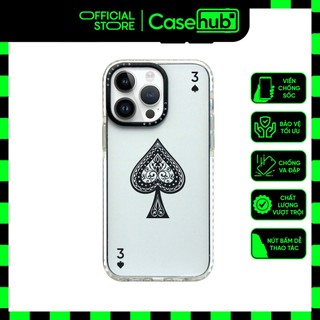 Ốp lưng iPhone 3 Bích | Màu Trắng chống sốc độc quyền thiết kế bởi Casehub