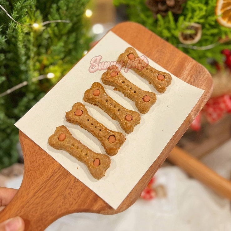 Bánh pate nướng cho chó - Bánh thưởng cho chó - Peanut Butter Pet Treats