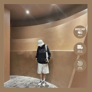 Áo nỉ dài tay sweatshirt nỉ nhung tăm bgd 88013 rhodishop