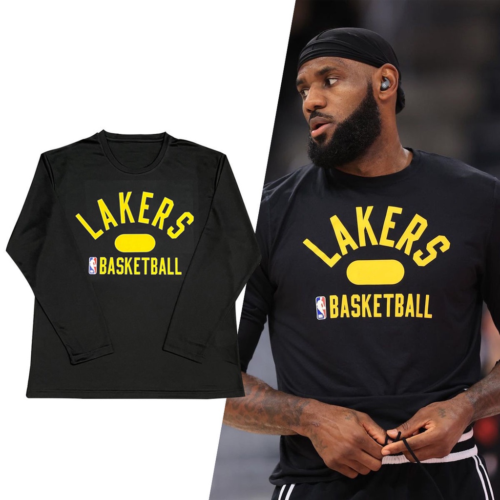 Áo Thun Tay Dài Thể Thao Bóng Rổ James Curry Ba Quả Bóng Rổ Giữ Ấm Cho Nam