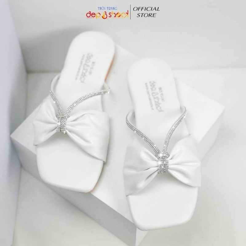 dép bệt thắt nơ có dây soàng sang chảnh có big size 35-45