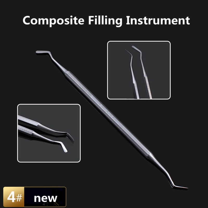 1 Dụng Cụ Làm Sạch Sáp Nha Khoa Hai Đầu Bằng Thép Không Gỉ