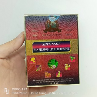 Shitinsof hán phương linh chi đen tóc hộp 3 gói dùng 1 lần