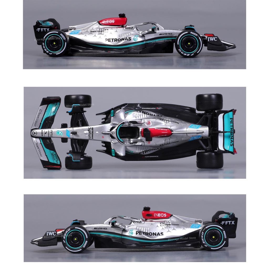 Mô Hình Xe Hơi Mercedes-AMG W13 F1-75 MCL36 C42 RB18 F1 Tỉ Lệ 1 / 43 Bburago