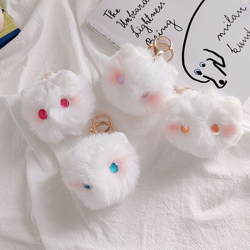 Móc Khóa Hình Mèo Nhồi Bông Dễ Thương