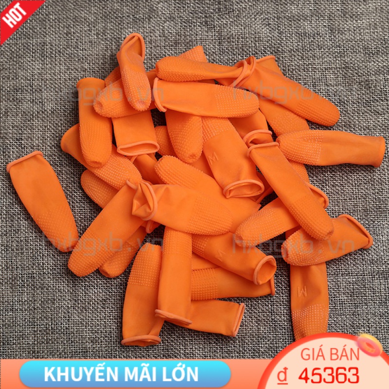 Set 100 Găng Tay Cao Su Chống Trượt