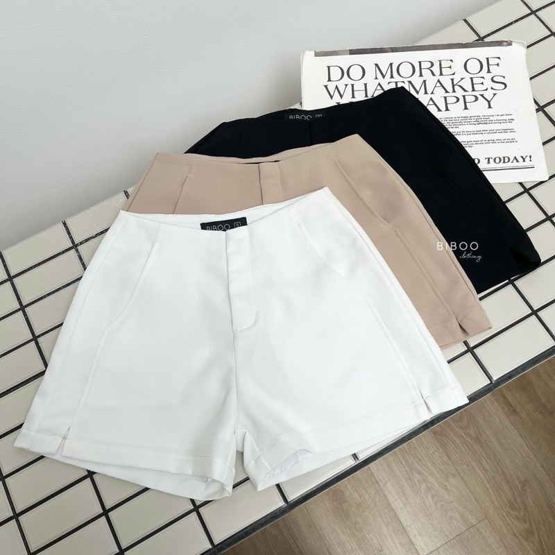 BIBOO - Quần short ngắn xẻ lai nhỏ 2 bên SLIT SHORTS