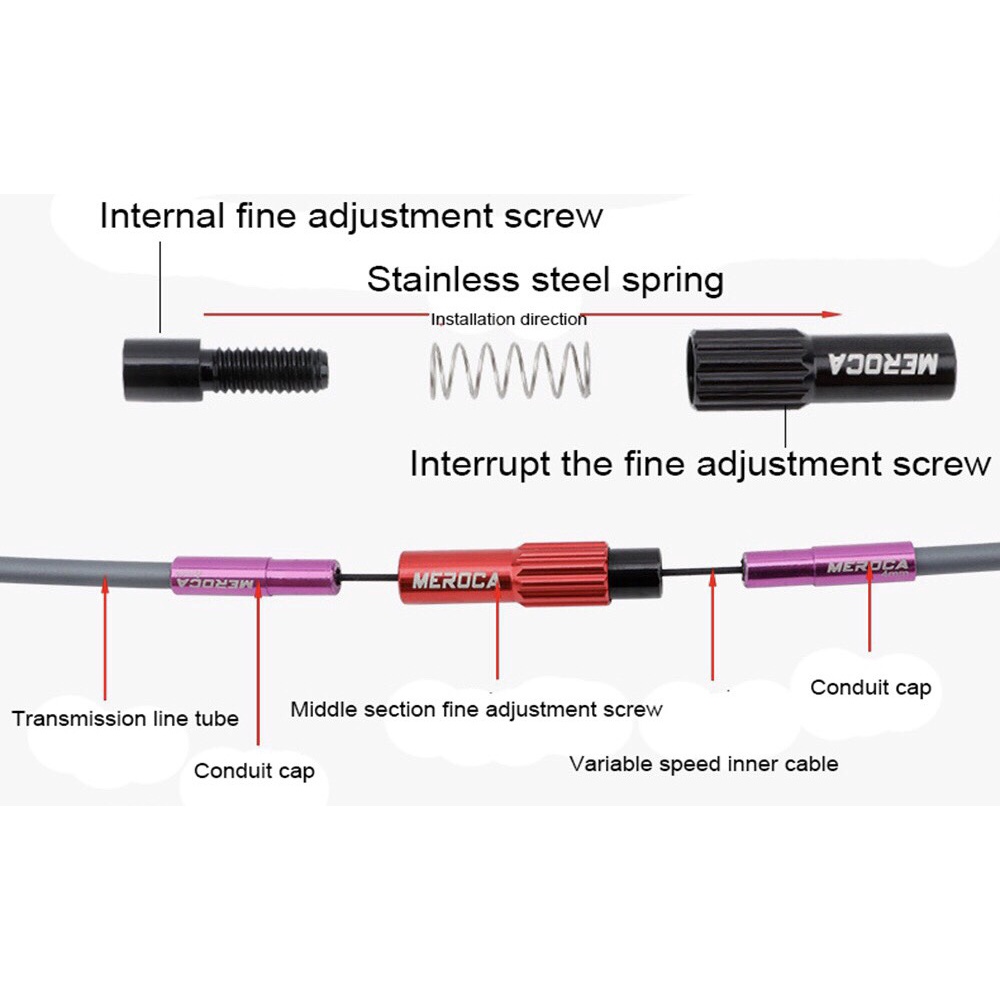 Đầu Nối Dây Đề Dây Phanh Xe Đạp MEROCA