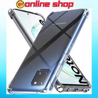 Ốp Lưng Samsung Note 10 Lite 2020 Dẻo Trong Suốt Chống Sốc Có Gù