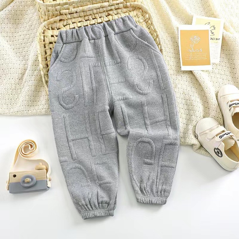 Quần Dài Ống Bo Thời Trang Dành Cho Bé Trai