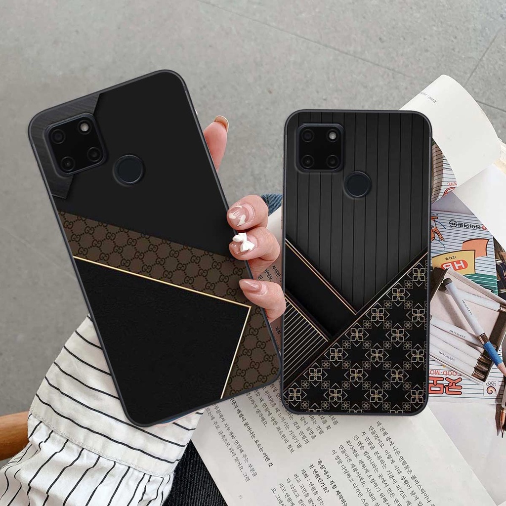 Ốp lưng Realme C20 / C21Y hình họa tiết thương hiệu thời trang cao cấp
