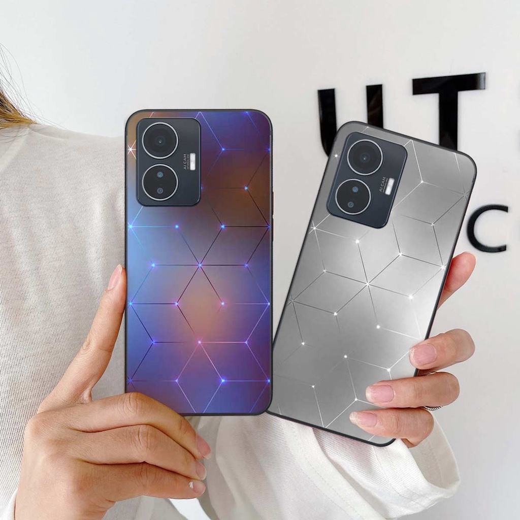 Ốp lưng Vivo Y55 4G / 5G 2022 hình họa tiết thương hiệu thời trang cao cấp