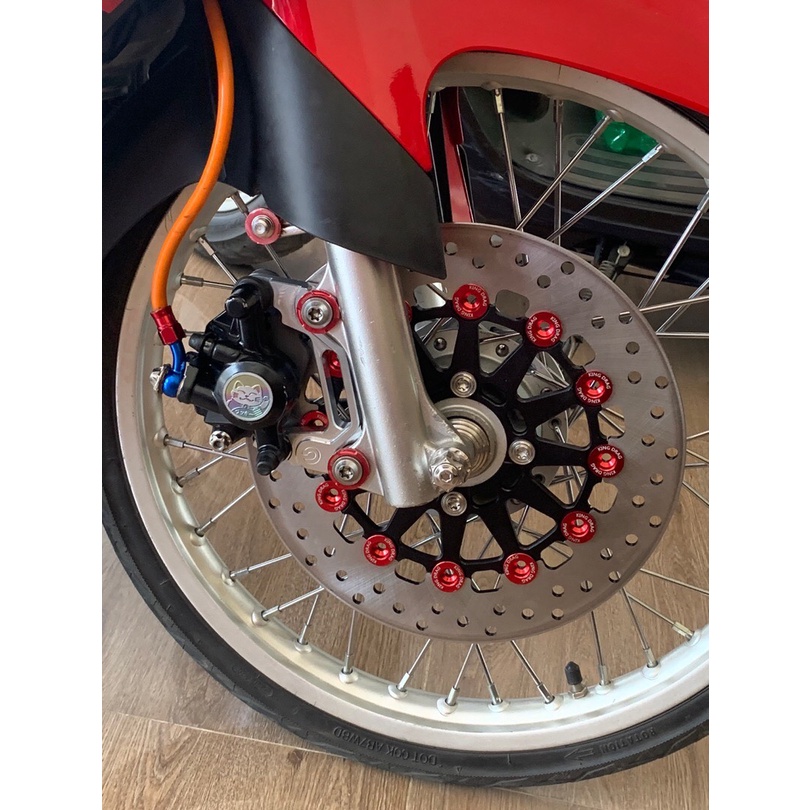 Pát trước Sirius xăng cơ  đĩa 260/267mm heo zin theo xe