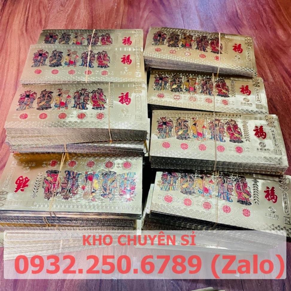 [QUÀ TẾT ĐỘC] Tiền Plastic Mạ Vàng Ngũ Phúc, Lì Xì Tặng Tết 2023 Rất Đẹp Và Ý Nghĩa