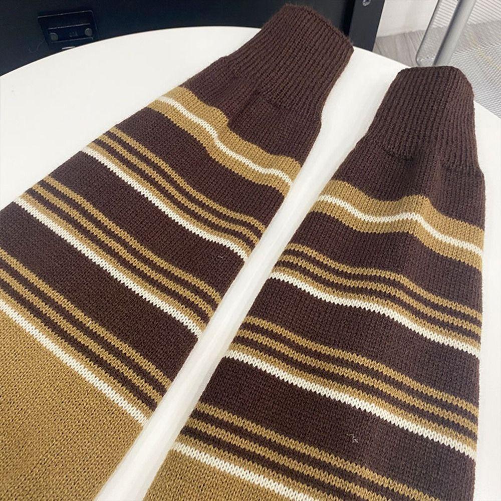 Vỏ Bọc Chân Dệt Kim Phong Cách Gothic Harajuku Ngọt Ngào Cho Nữ