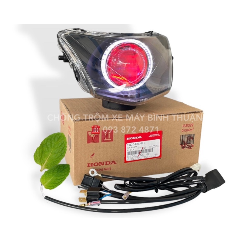 Bi Cầu Led M10 Light  lên Wave A 50, 100, 110cc