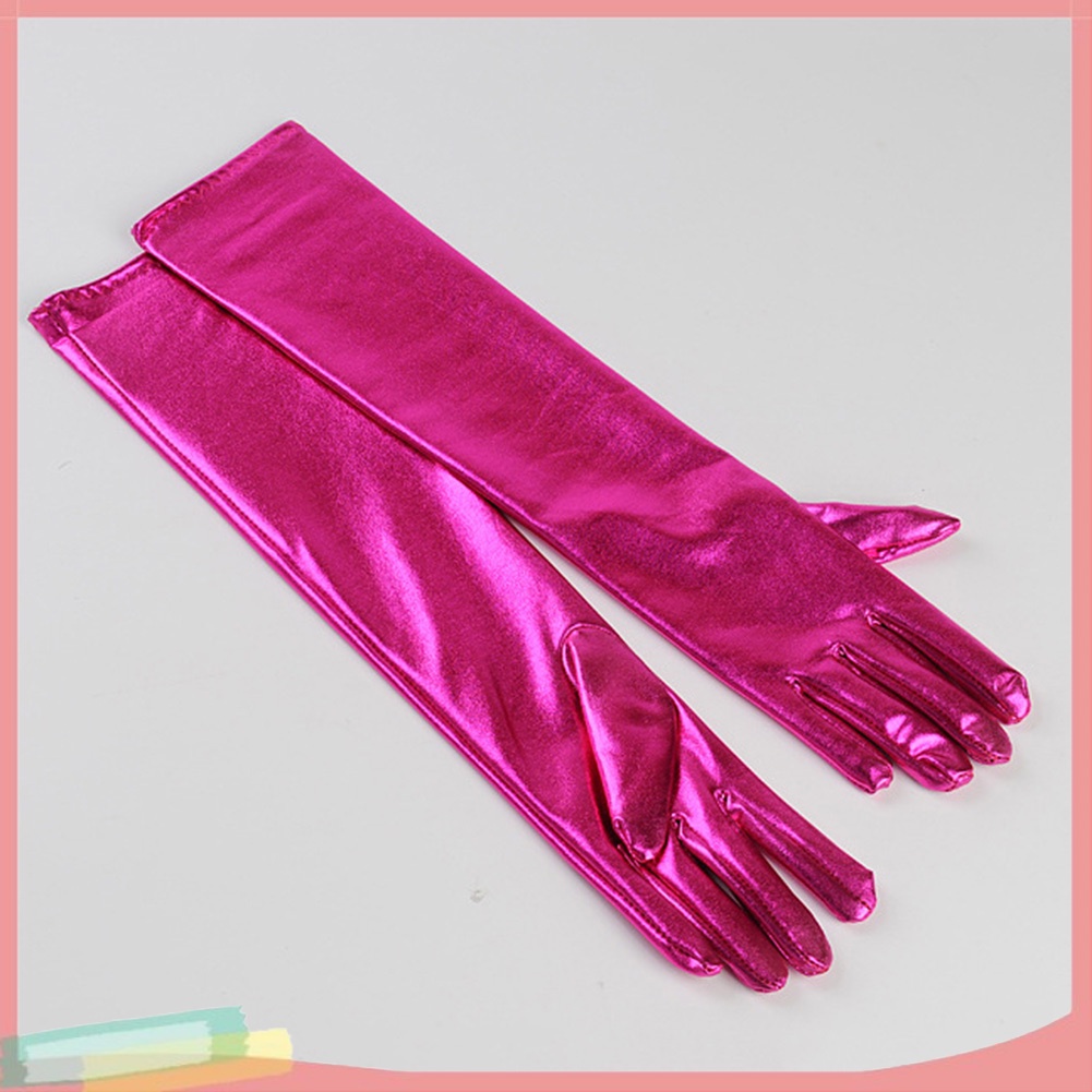 Đôi găng tay da giả dáng dài dùng hóa trang trong các bữa tiệc