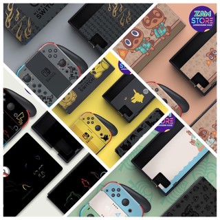 V1/v2 set skin dán cho joycon, dock, máy game nintendo switch