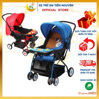 Xe đẩy nằm cho bé xe đẩy 2 chiều có màn che, xe đẩy cho bé đa năng 3 tư thế, Bảo hành 6 tháng - BST xe đẩy du lịch
