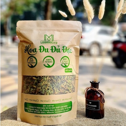 Hoa Đu Đủ Đực Sấy Lạnh Lâm Minh - Xuất Xứ Tây Bắc - Không Cuống Cành - Hàng Công Ty - 1 Đổi 1 Trong 7 Ngày