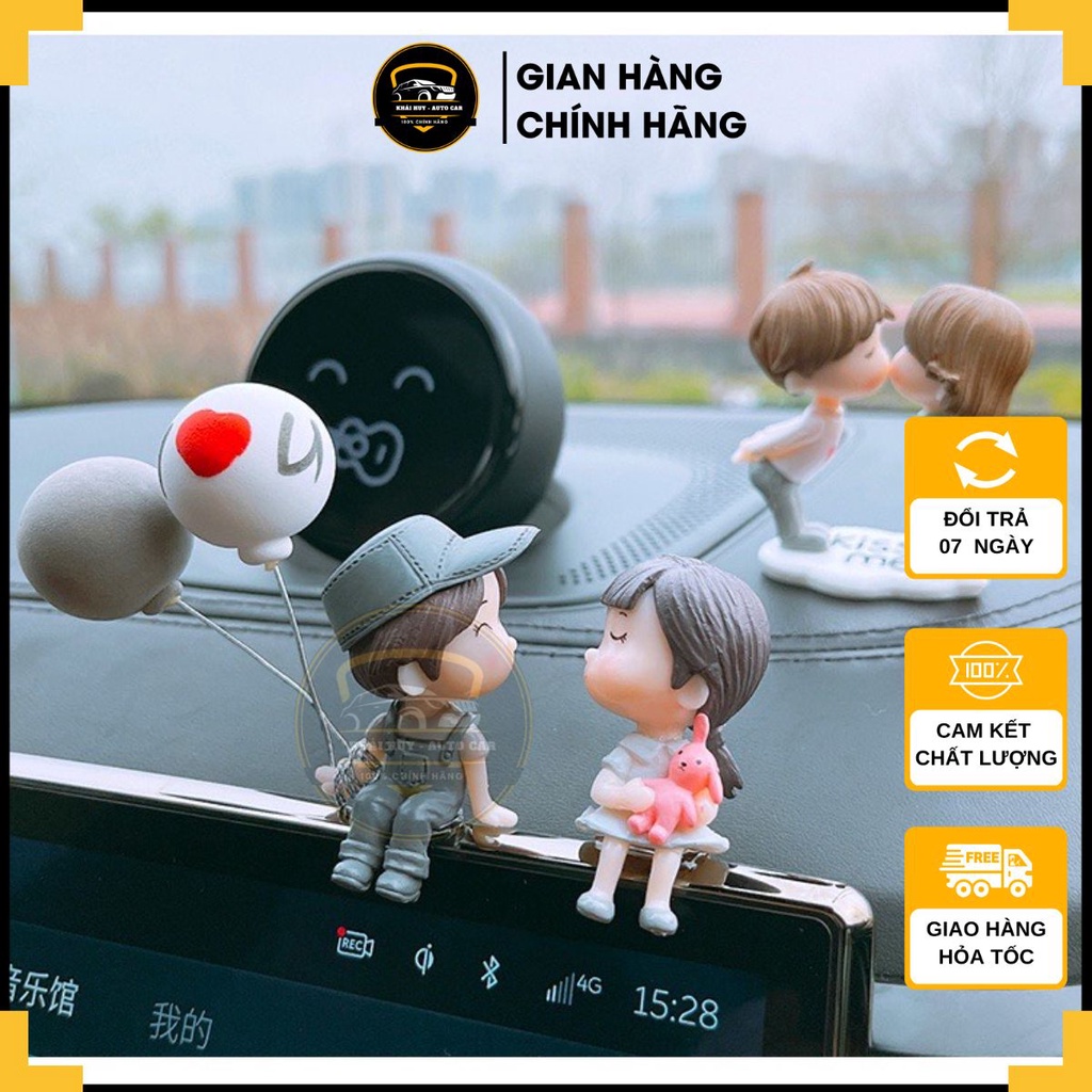 Trang trí taplo-Mô hình cặp đôi trai gái tran trí ô tô,trang trí taplo,màn hình DVD.