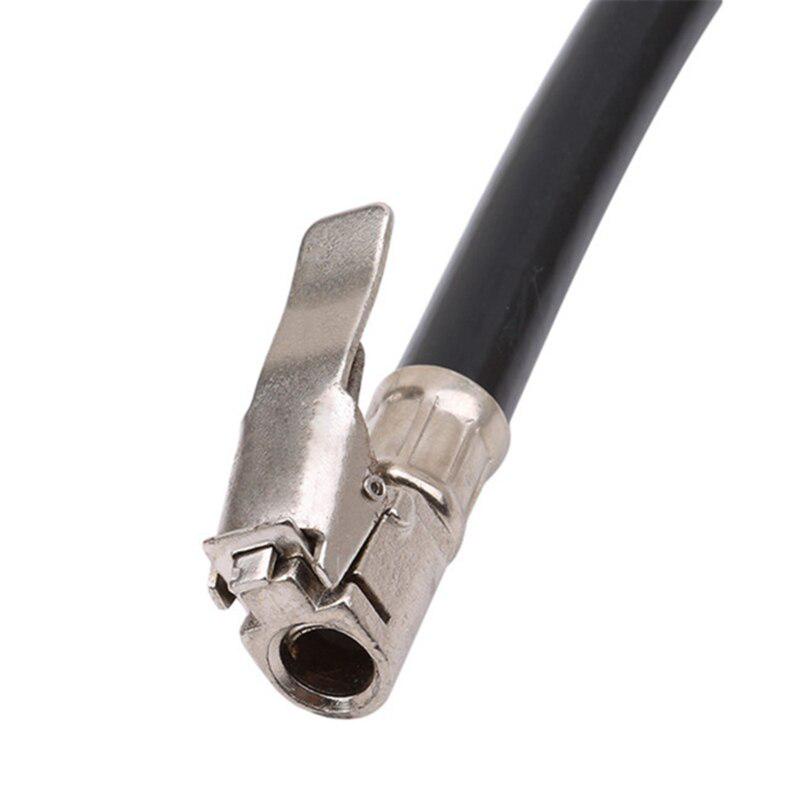 Ống Cao Su Bơm Hơi Tự Khóa Màu Đen Di Động Cho Xe Hơi