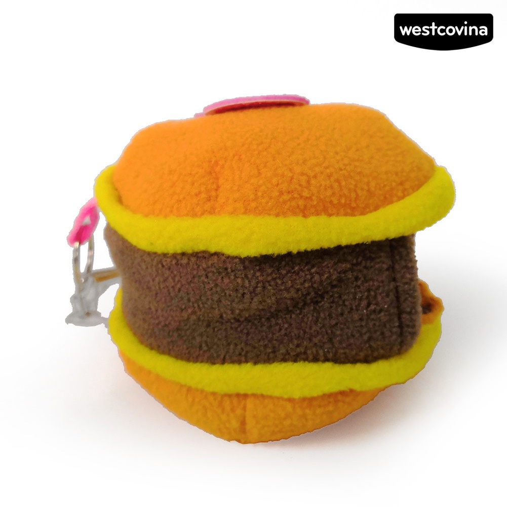 [COD]♘Nhà Giữ Ấm Hình Hamburger Cho Hamster / Sóc / Chim Vẹt