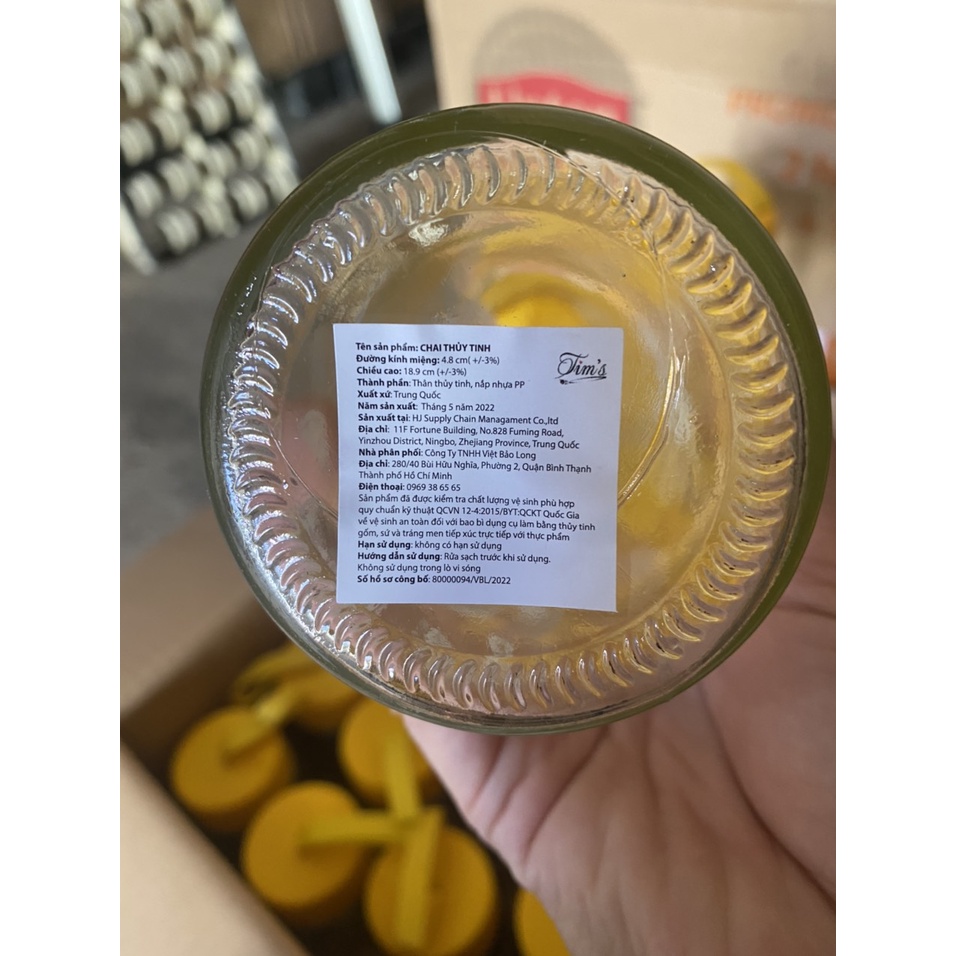 Set 2 bình uống trà thủy tinh 500ml của Lipton