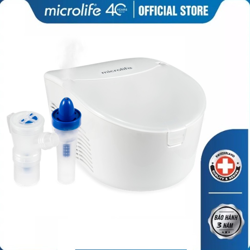 Máy Xông Mũi Họng MICROLIFE NEB PRO 2 in 1 Xông Và Rửa Sạch Khoang Mũi " Bảo Hành 3 Năm Chính Hãng