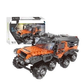 Lắp ráp xe Jeep và xe cứu hỏa từ 500+ chi tiết
