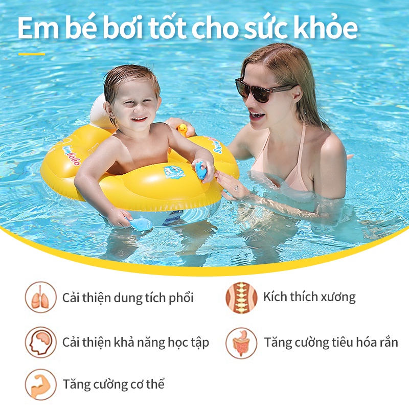 Phao Bơi Bơm Hơi Chống Trượt Cho Bé 1-6 Tuổi