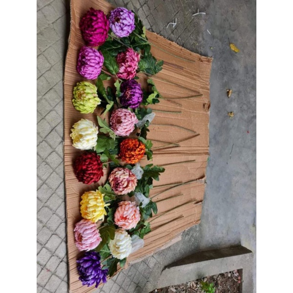 cúc đại đóa dùng cắm bình bông trang trí nhà cửa- hoa giả, hoa vải lụa