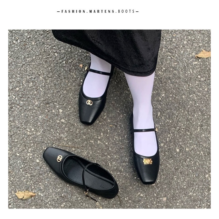 Giày Búp Bê Mũi Vuông Thời Trang Nữ Tính