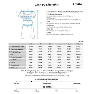 Đầm nữ Lovito cổ tròn cơ bản Split Thigh Basic L33AD085 (Đen)