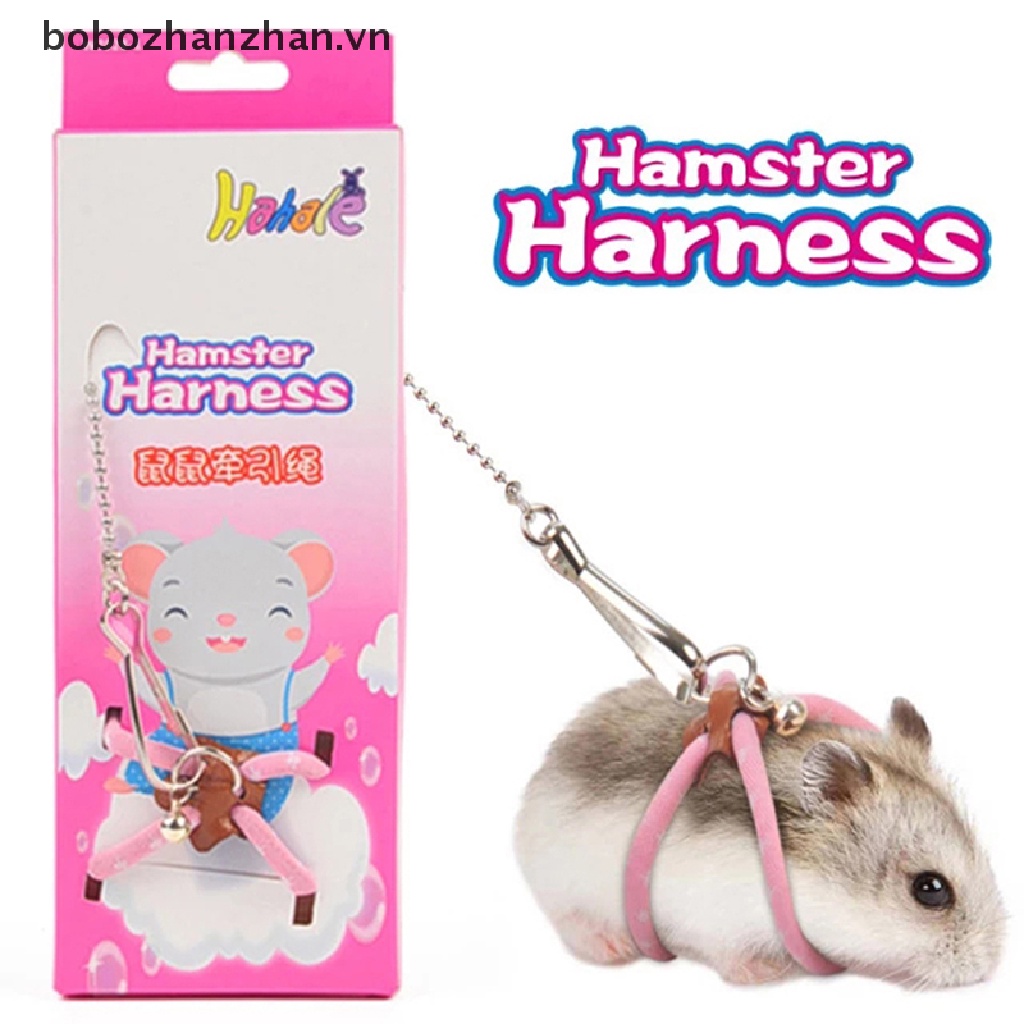 Bộ Dây Dắt Chuột Hamster Đi Dạo Có Thể Điều Chỉnh Kích Thước