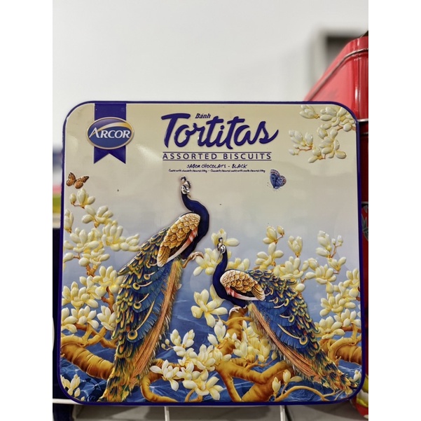 Bánh Tortitas Con Công 415 gam Kèm túi xách