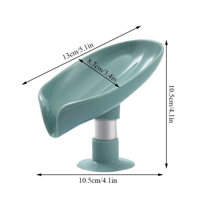 Khay Đựng Xà Phòng Hình Lá Sen, Kệ Đựng Xà Phòng, Hộp Đựng Nước Rửa Tay Có Đế