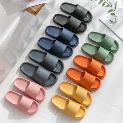 Dép quai ngang - dép bánh mì chống trượt độn đế siêu êm