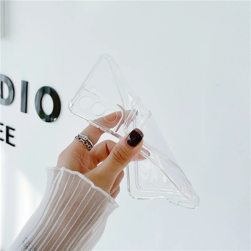 Ốp Điện Thoại Màu Trơn Có Ngăn Đựng Thẻ Cho Samsung Note 9 10 20 S10 S10E S20 S21 FE S22 Plus Ultra