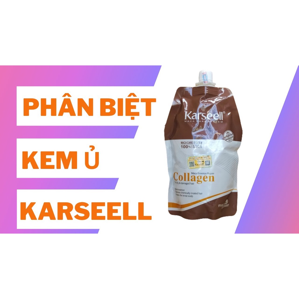 Hấp Ủ Dầu Karseell Maca Collagen Chính Hãng Siêu Mượt 500ml