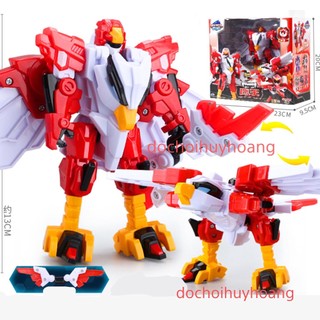 Lực lượng nhí x siêu nhân nhí miniforce animaltron Robot chiến binh thú Đại Bàng Hawk Sammy