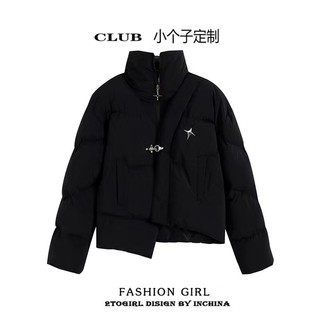 Star button cotton-padded jacket women's 2022 Winter new Korean style loose thickened small cotton-padded jacket bread coat fashio