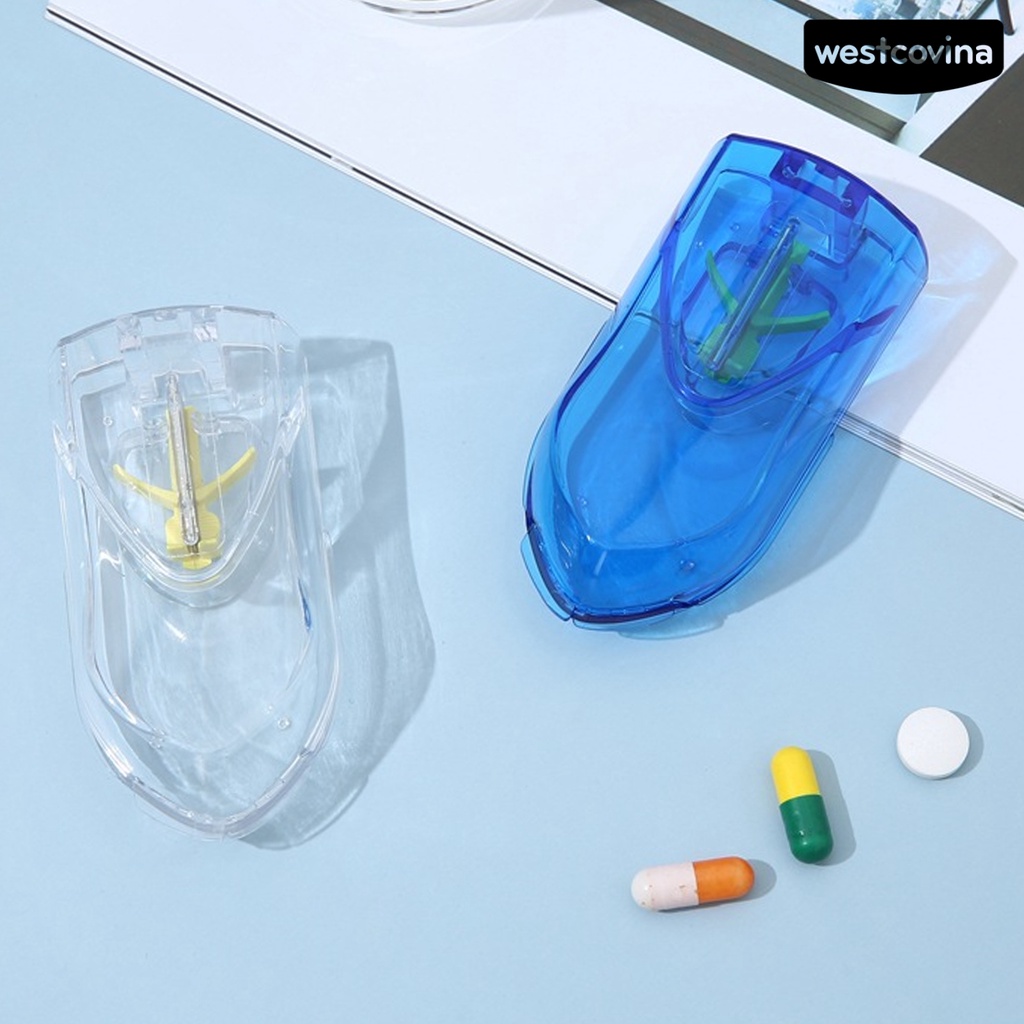 [WEST]⚘Hộp Đựng Thuốc Bằng Nhựa Vitamin Trong Suốt Có Thể Điều Chỉnh Tiện Dụng